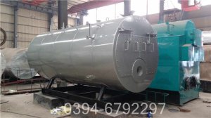 厂家提货河南锅炉WNS型500公斤蒸发量环保天然气锅炉