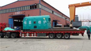 橡胶设备配套银晨锅炉WNS0.5-1.0-Q型环保燃气锅炉