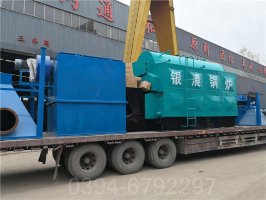 屠宰设备配套银晨锅炉每小时500公斤蒸汽环保燃气锅炉