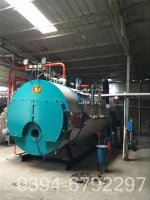 厂家提货河南锅炉0.5吨蒸汽 1.0Mpa压力天然气锅炉燃气用量