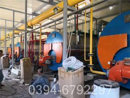 三吨全自动燃油热水锅炉