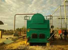 广东490kw天然气热水锅炉